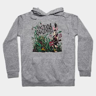 Bunny Rabbit Guitar In Garden Hoodie